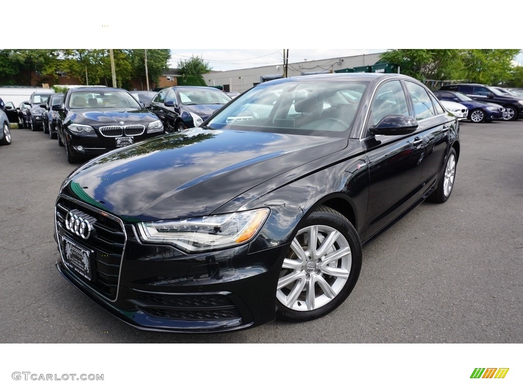Brilliant Black 2013 Audi A6 3.0T quattro Sedan Exterior Photo #115778306