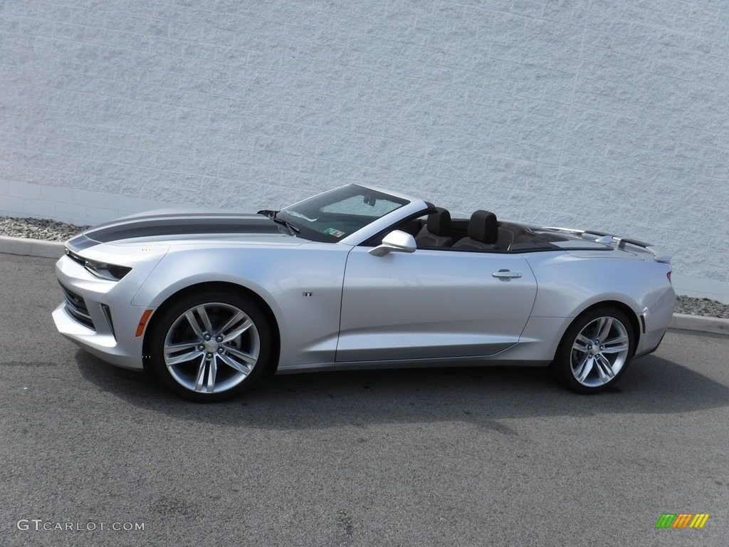 Silver Ice Metallic 2017 Chevrolet Camaro LT Convertible Exterior Photo #115778792