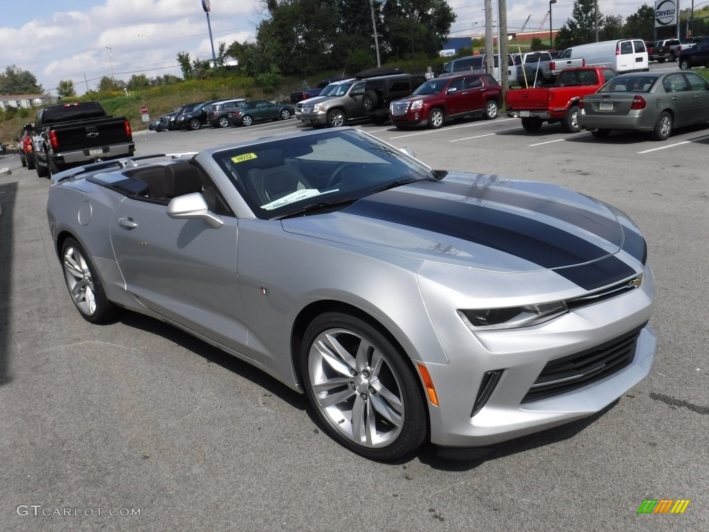 Silver Ice Metallic 2017 Chevrolet Camaro LT Convertible Exterior Photo #115778885