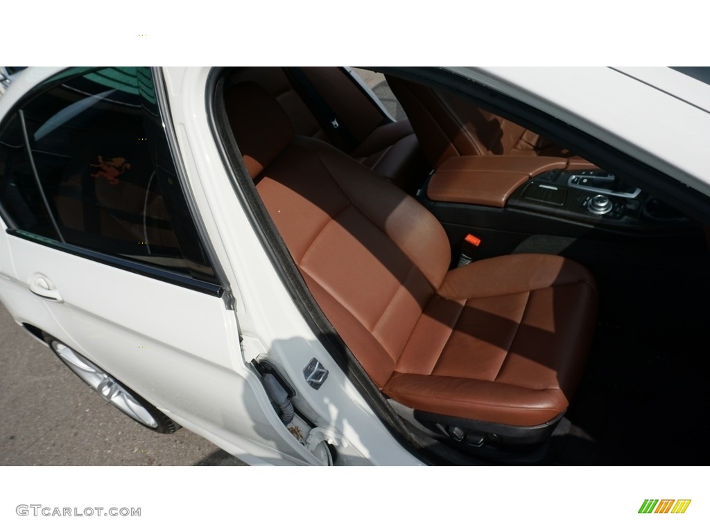 2013 5 Series 535i xDrive Sedan - Alpine White / Cinnamon Brown photo #10