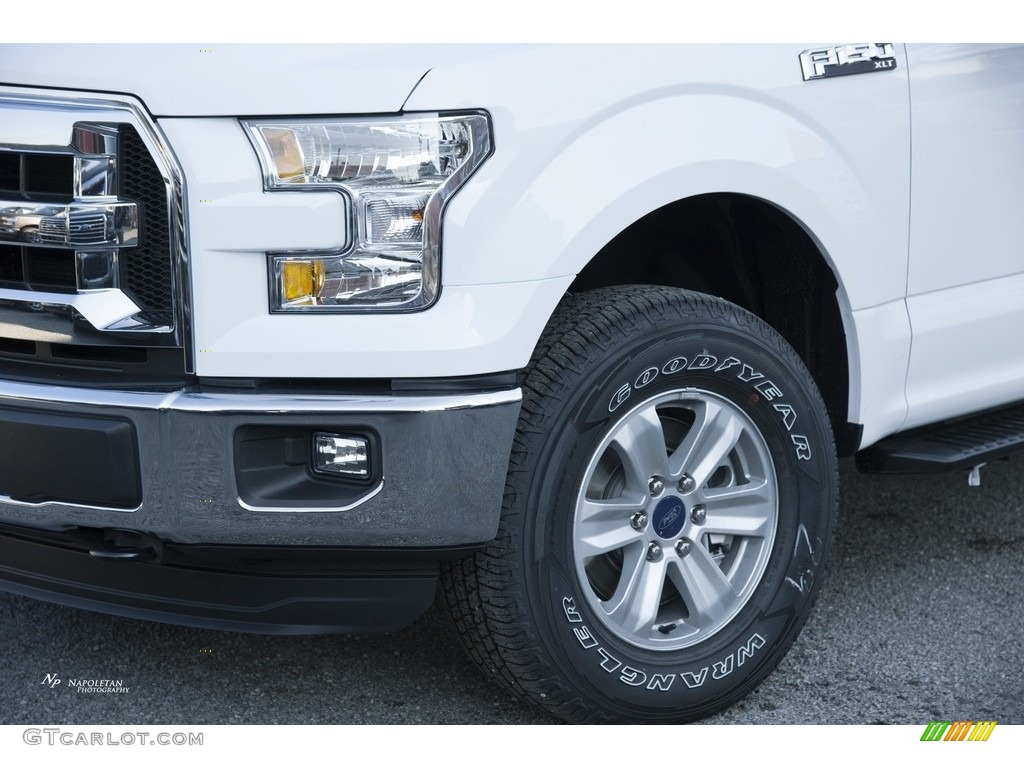 2016 F150 XL Regular Cab 4x4 - Oxford White / Medium Earth Gray photo #2