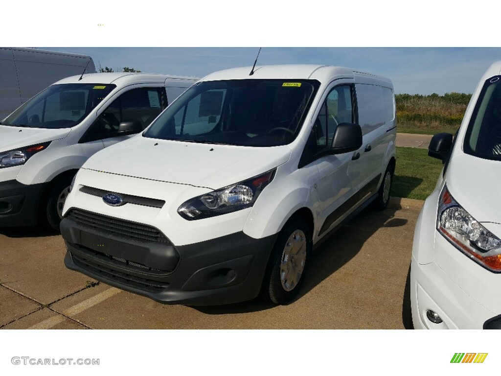 Frozen White 2017 Ford Transit Connect XL Van Exterior Photo #115782578
