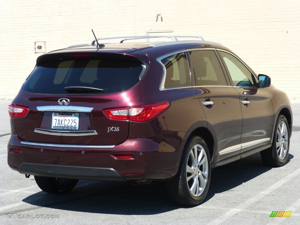 2013 JX 35 AWD - Midnight Garnet / Java photo #5