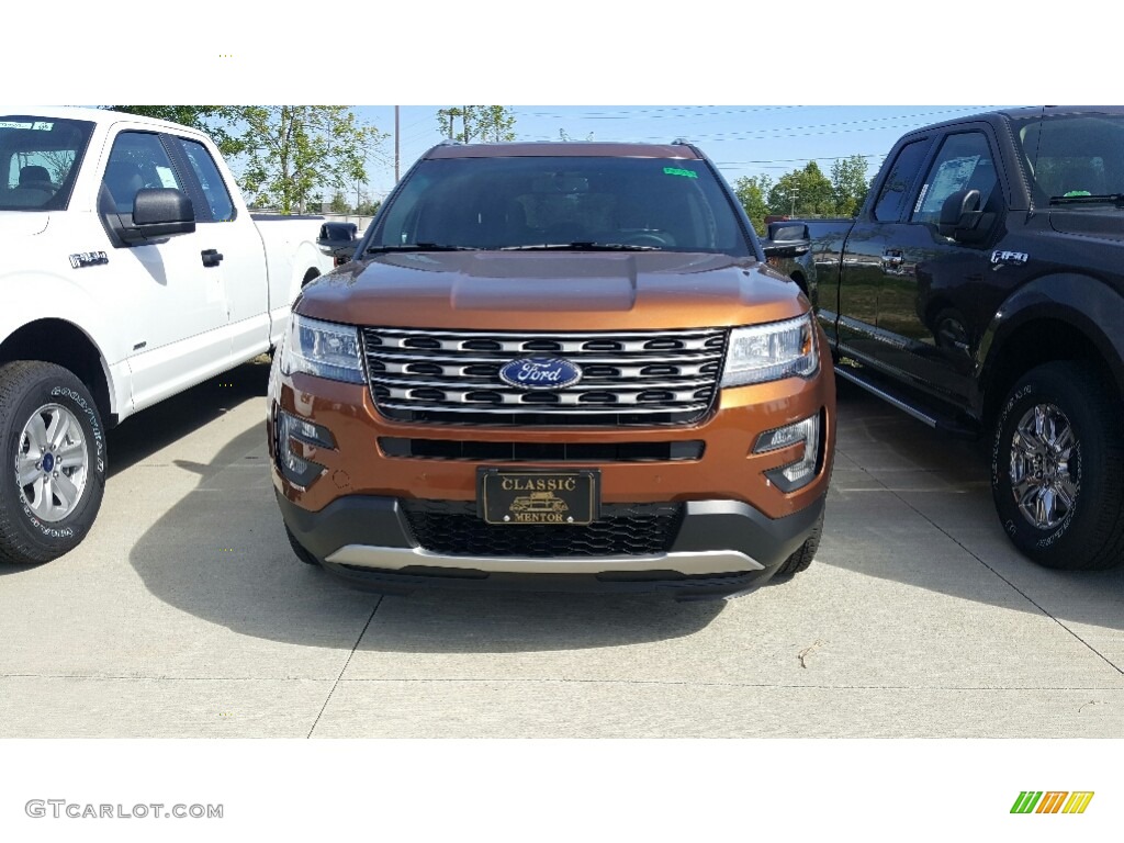 2017 Explorer XLT 4WD - Canyon Ridge / Ebony Black photo #2