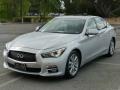 2014 Liquid Platinum Infiniti Q 50 3.7 Premium  photo #17