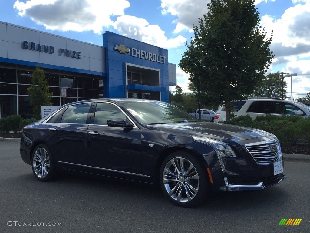 2017 CT6 3.0 Turbo Platinum AWD Sedan - Dark Adriatic Blue Metallic / Platinum Very Light Cashmere/Maple Sugar photo #3