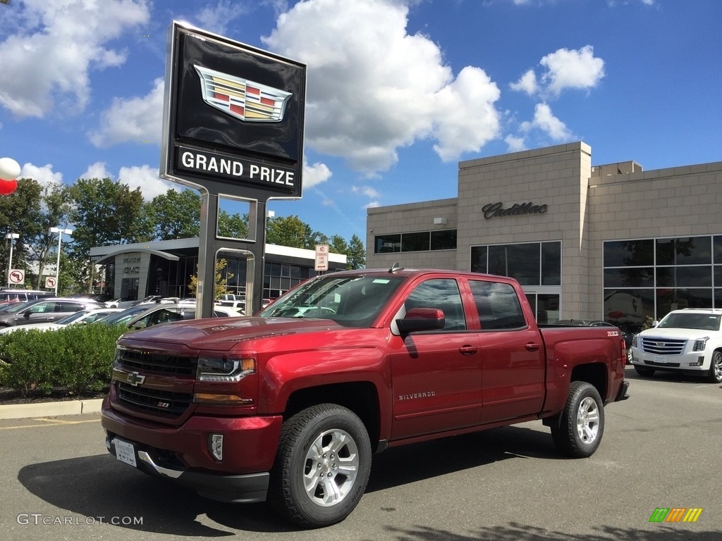 2017 Silverado 1500 LT Crew Cab 4x4 - Siren Red Tintcoat / Jet Black photo #1