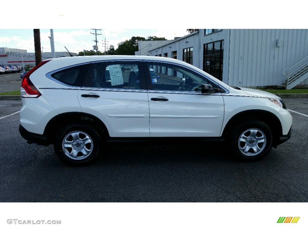 2014 CR-V LX AWD - White Diamond Pearl / Gray photo #5