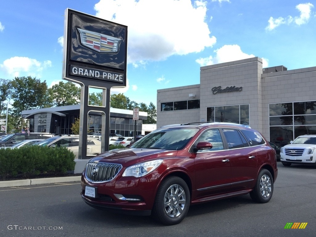 2017 Enclave Leather AWD - Crimson Red Tintcoat / Ebony/Ebony photo #1