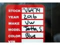 2016 Silk Blue Metallic Volkswagen Jetta S  photo #20