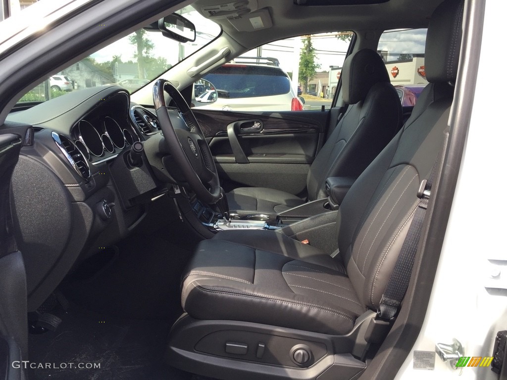 Ebony/Ebony Interior 2017 Buick Enclave Leather AWD Photo #115785659