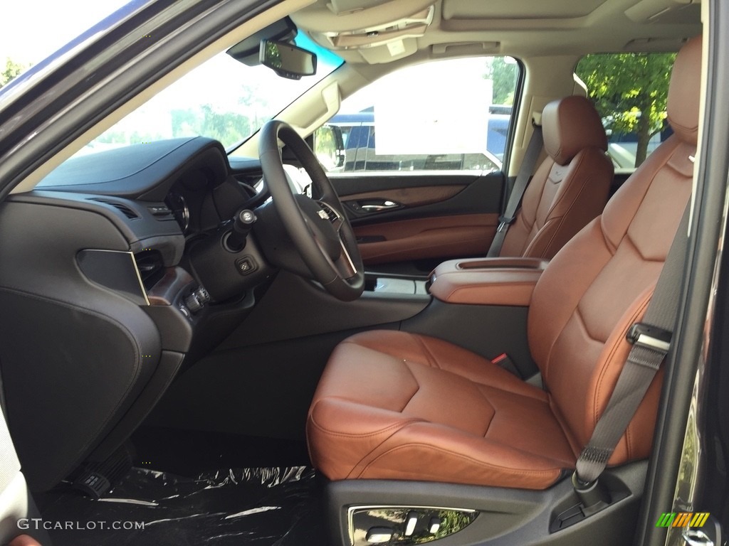 Kona Brown/Jet Black Interior 2016 Cadillac Escalade Luxury 4WD Photo #115785776