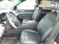 Ebony Black 2017 Ford Explorer XLT 4WD Interior Color