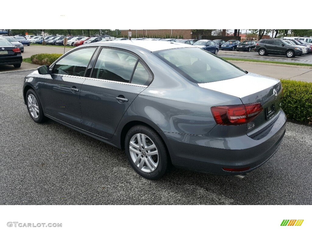 2017 Jetta S - Platinum Gray Metallic / Black/Palladium Gray photo #3