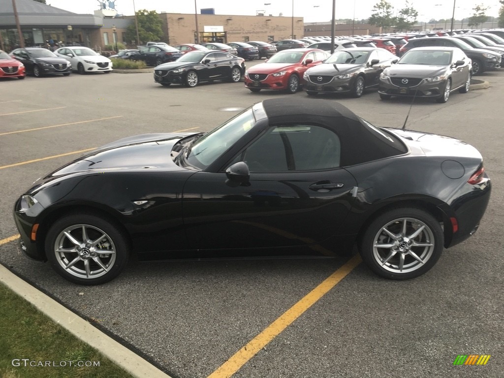 Jet Black Mica 2016 Mazda MX-5 Miata Sport Roadster Exterior Photo #115791096