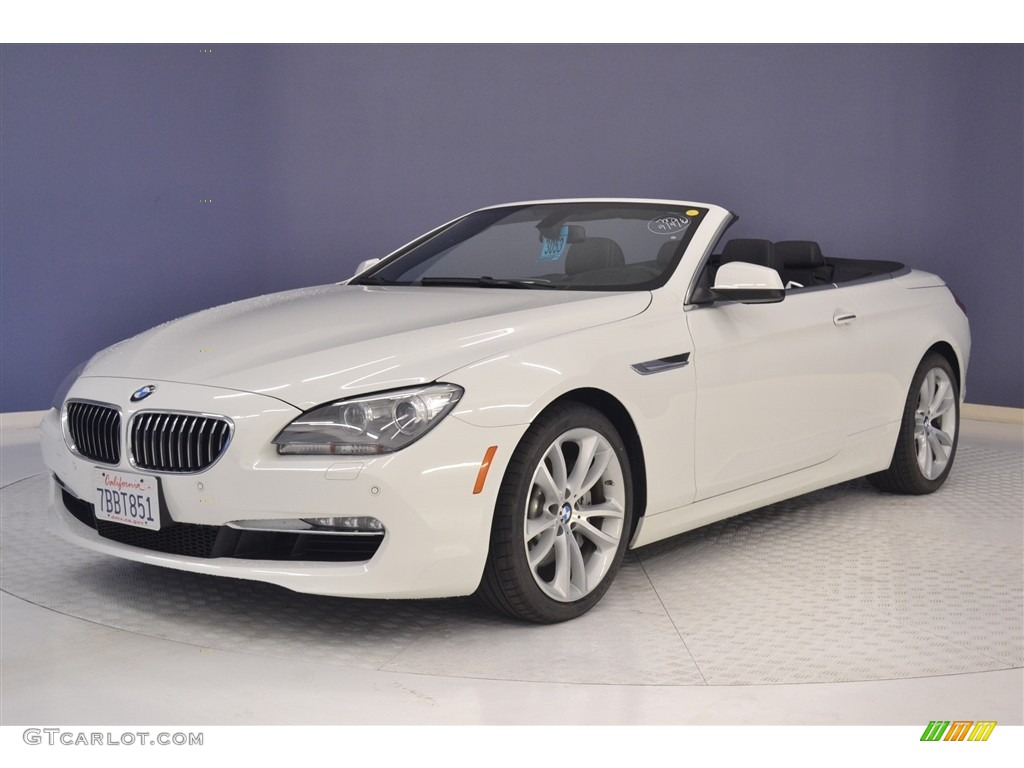 2013 6 Series 640i Convertible - Alpine White / Black photo #3