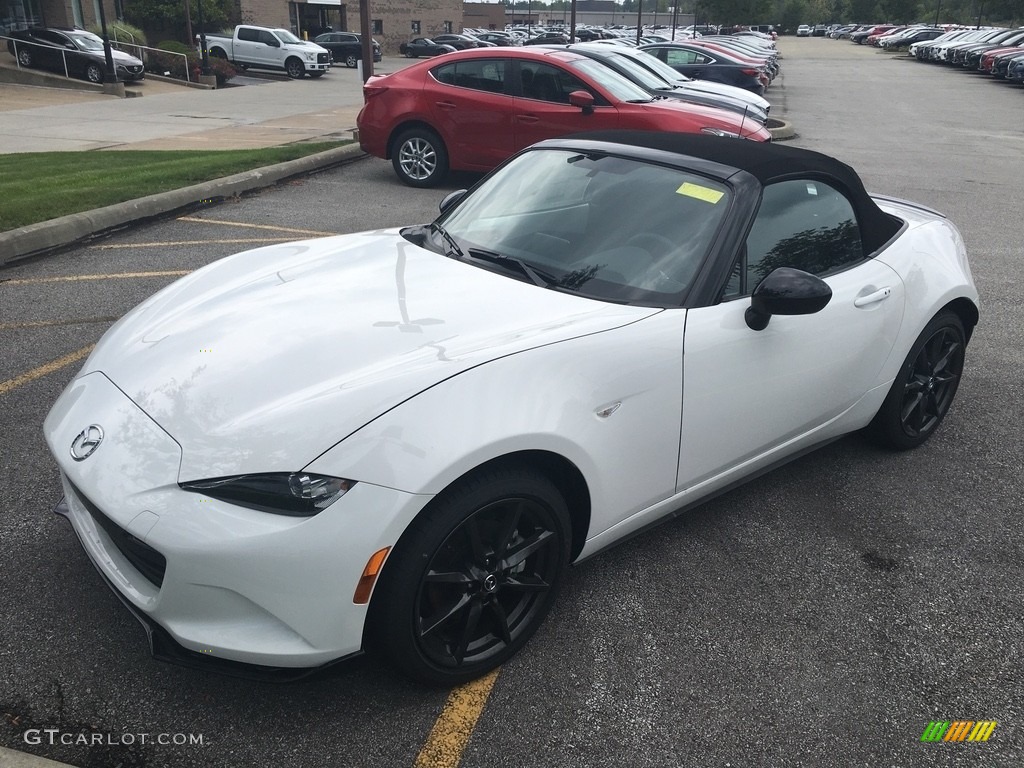 Arctic White 2016 Mazda MX-5 Miata Club Roadster Exterior Photo #115791231