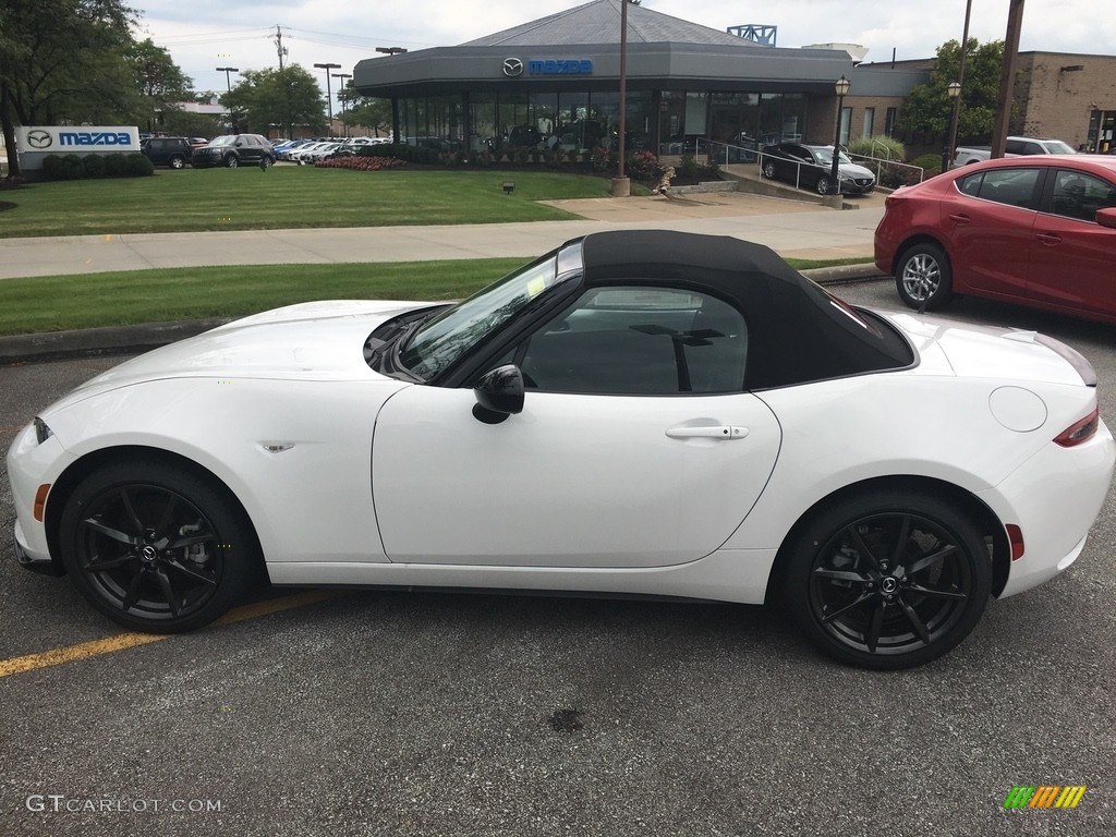 Arctic White 2016 Mazda MX-5 Miata Club Roadster Exterior Photo #115791252