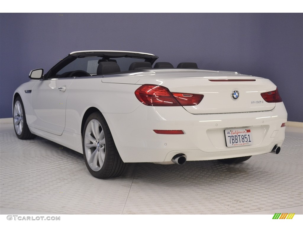 2013 6 Series 640i Convertible - Alpine White / Black photo #5