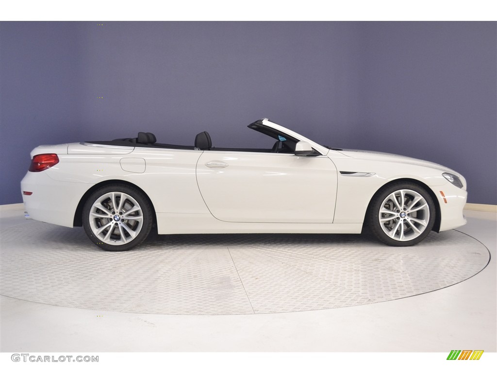 2013 6 Series 640i Convertible - Alpine White / Black photo #8