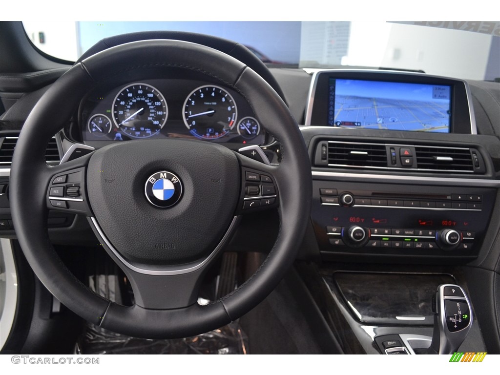 2013 6 Series 640i Convertible - Alpine White / Black photo #27