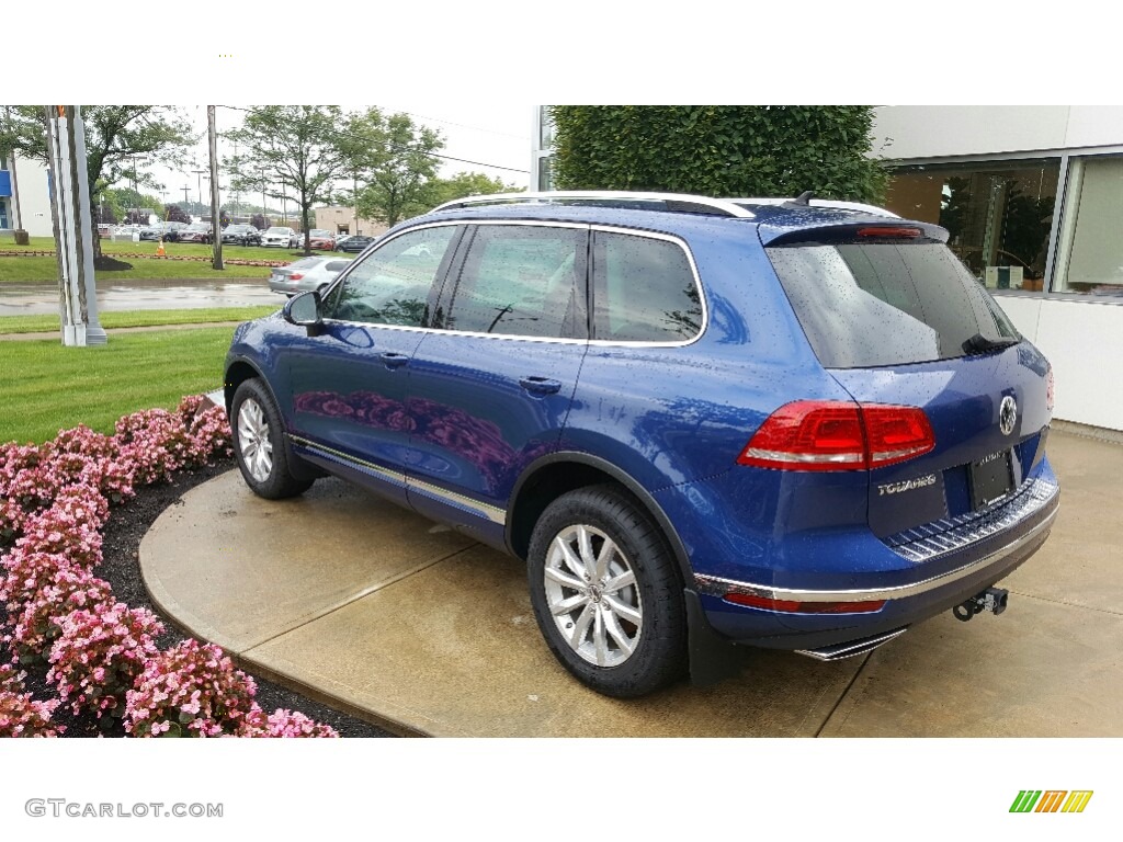 2016 Touareg TDI Sport - Reef Blue Metallic / Black Anthracite photo #3