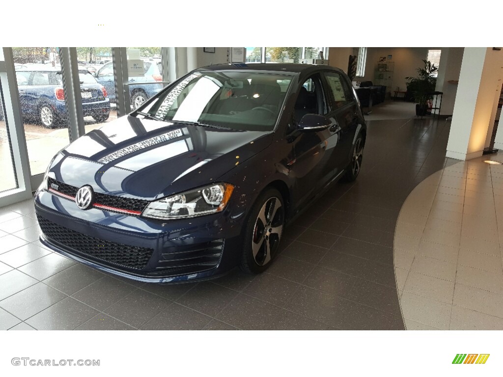 Night Blue Metallic 2016 Volkswagen Golf GTI 4 Door 2.0T S Exterior Photo #115792269