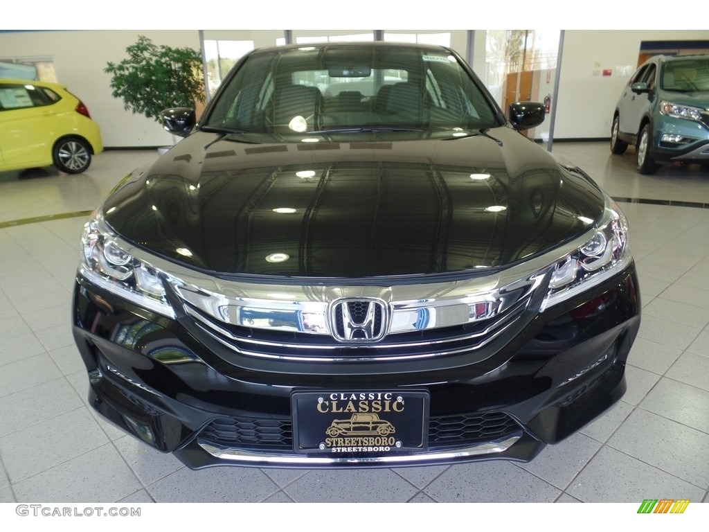 2017 Accord Sport Sedan - Crystal Black Pearl / Black photo #1