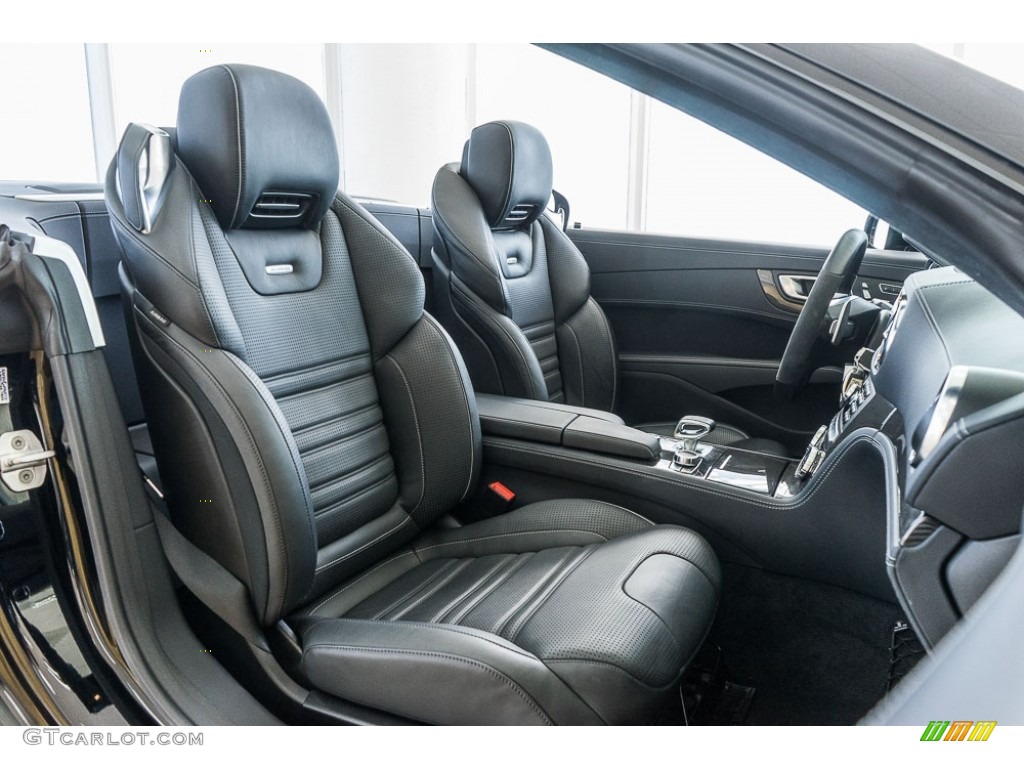 Black Interior 2014 Mercedes-Benz SL 63 AMG Roadster Photo #115793103