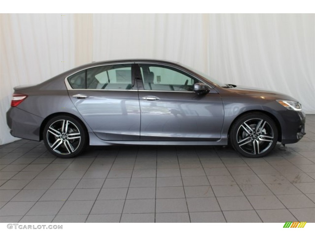 2017 Accord Touring Sedan - Modern Steel Metallic / Gray photo #3