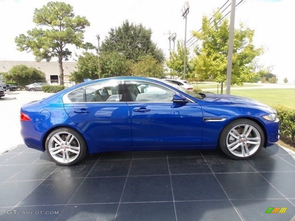 Caesium Blue 2017 Jaguar XE 35t Prestige Exterior Photo #115795386