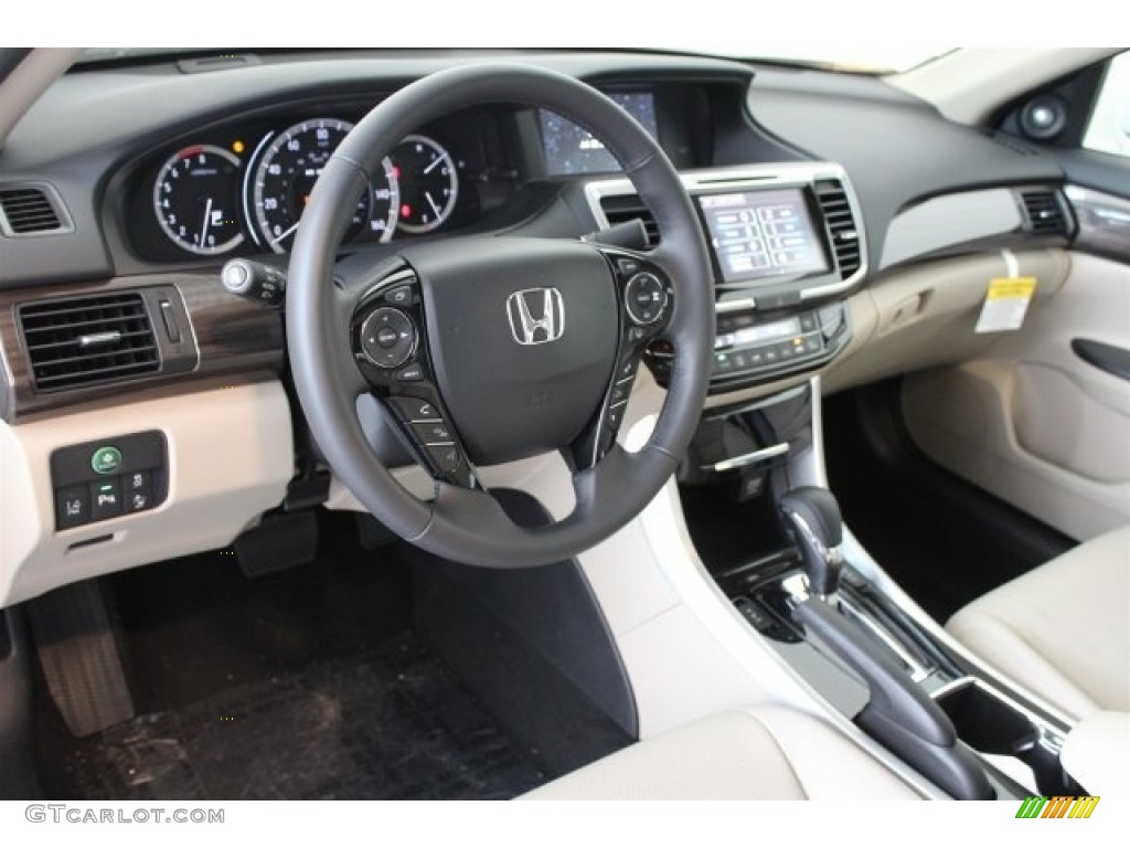 2017 Honda Accord Touring Sedan Ivory Dashboard Photo #115795440