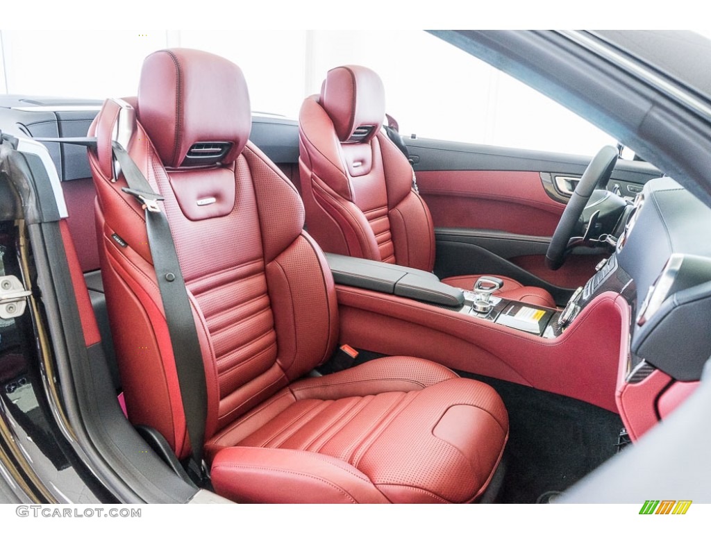 Bengal Red/Black Interior 2017 Mercedes-Benz SL 63 AMG Roadster Photo #115795458