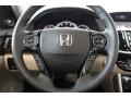Ivory 2017 Honda Accord Touring Sedan Steering Wheel
