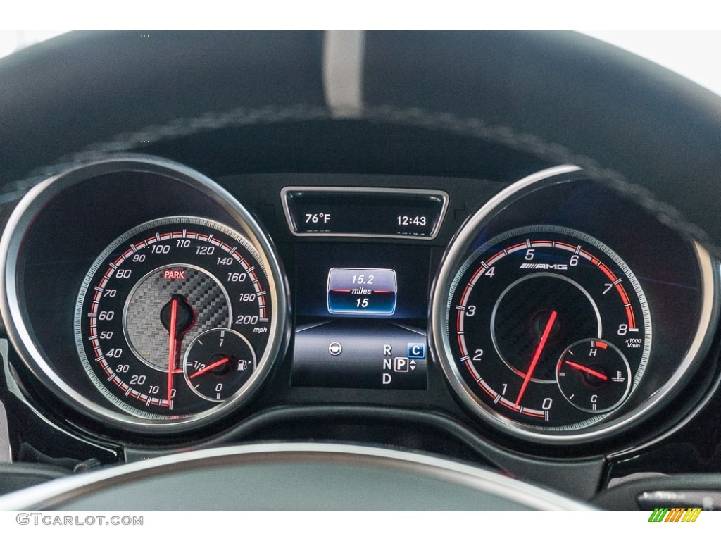 2017 Mercedes-Benz GLE 63 S AMG 4Matic Coupe Gauges Photo #115796328