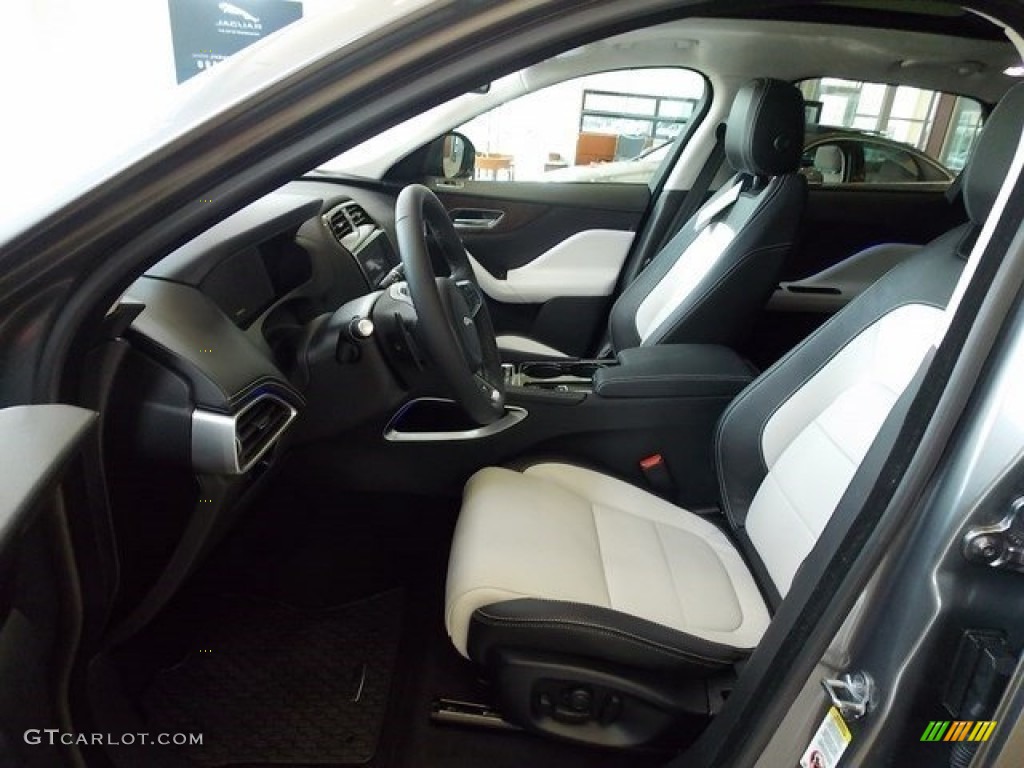 Jet w/Light Oyster Interior 2017 Jaguar F-PACE 35t AWD R-Sport Photo #115796346