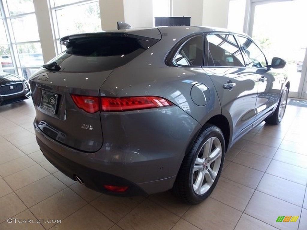 2017 F-PACE 35t AWD R-Sport - Ammonite Grey / Jet w/Light Oyster photo #7