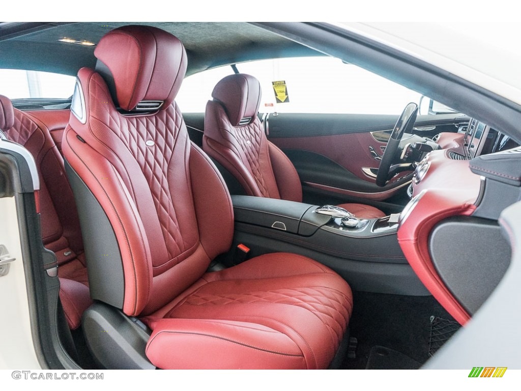designo Bengal Red/Black Interior 2017 Mercedes-Benz S 550 Cabriolet Photo #115796535