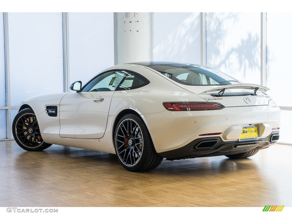 designo Diamond White Metallic 2017 Mercedes-Benz AMG GT S Coupe Exterior Photo #115796907