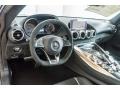 2017 Mercedes-Benz AMG GT Black Exclusive/DINAMICA w/Silver Accent Stitching Interior Dashboard Photo