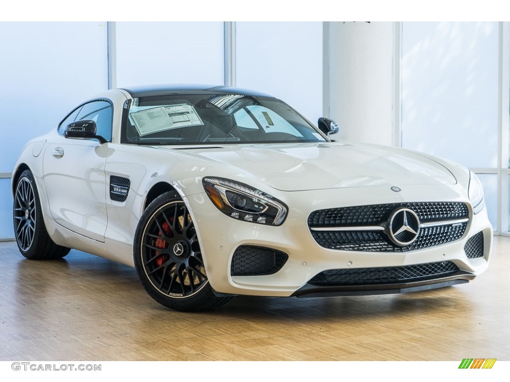designo Diamond White Metallic 2017 Mercedes-Benz AMG GT S Coupe Exterior Photo #115797171