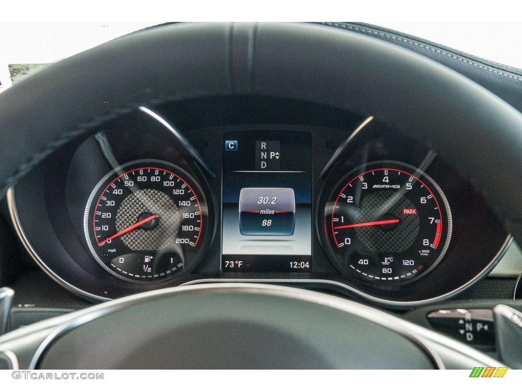 2016 Mercedes-Benz C 63 S AMG Sedan Gauges Photo #115797738