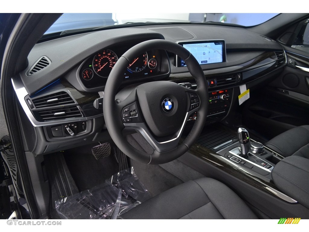 Black Interior 2017 BMW X5 sDrive35i Photo #115797804