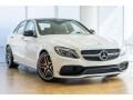 Polar White 2016 Mercedes-Benz C 63 S AMG Sedan Exterior