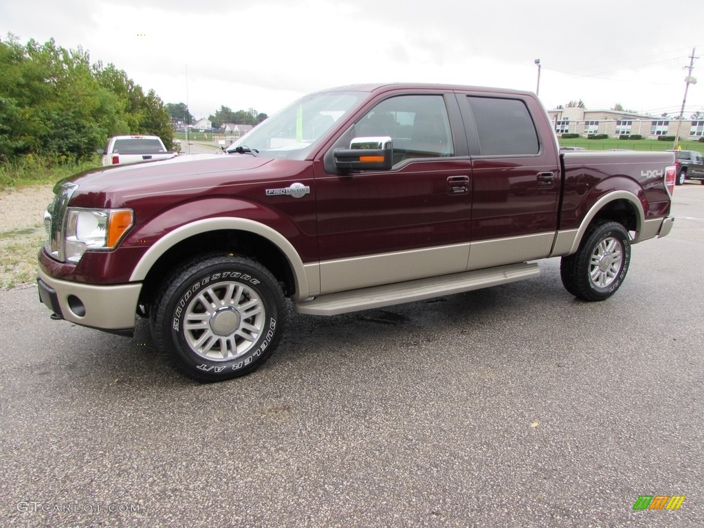 Royal Red Metallic 2010 Ford F150 King Ranch SuperCrew 4x4 Exterior Photo #115798155