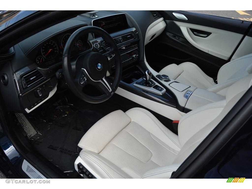 BMW Individual Opal White Interior 2016 BMW M6 Gran Coupe Photo #115798773  | GTCarLot.com