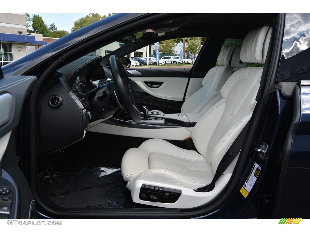 BMW Individual Opal White Interior 2016 BMW M6 Gran Coupe Photo #115798797