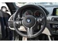 BMW Individual Opal White 2016 BMW M6 Gran Coupe Steering Wheel