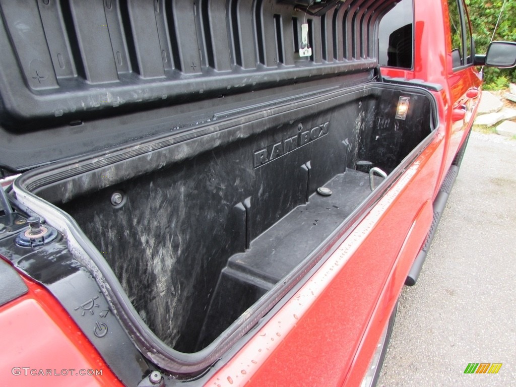 2011 Ram 1500 Laramie Crew Cab 4x4 - Flame Red / Light Pebble Beige/Bark Brown photo #21