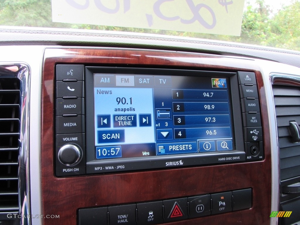 2011 Ram 1500 Laramie Crew Cab 4x4 - Flame Red / Light Pebble Beige/Bark Brown photo #49